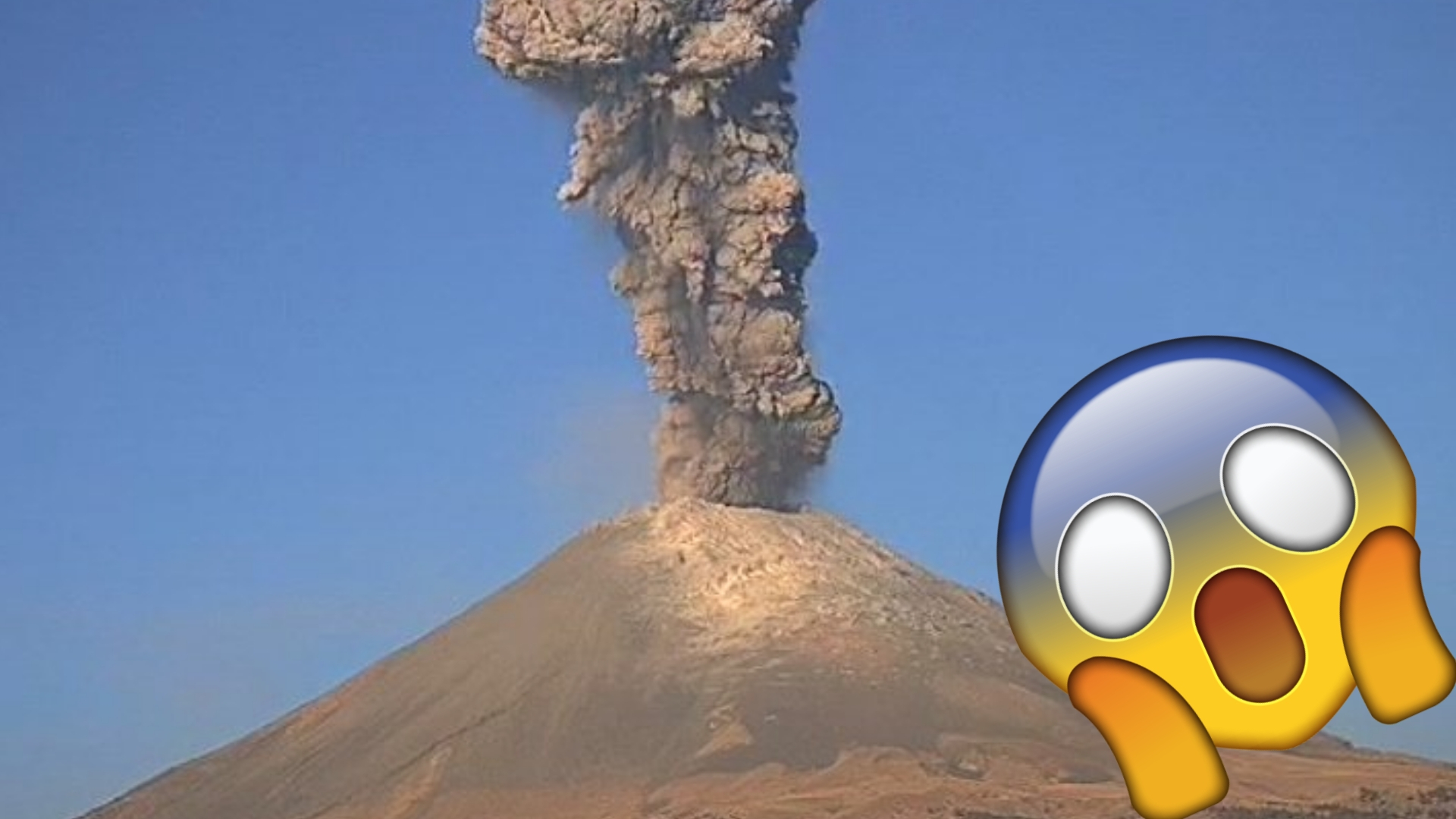 El Volcán Popocatépetl pasó a Amarillo Fase 3