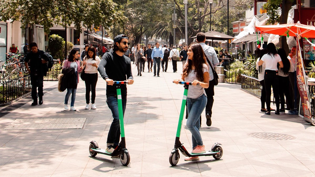 scooters circularán en banquetas de la cdmx