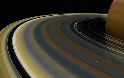 Captan impresionante imagen de Saturno