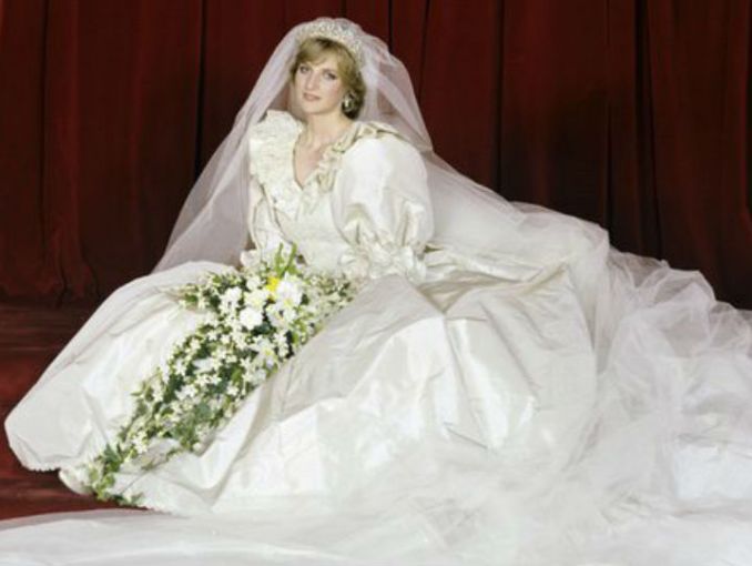 Princesa Diana vestido de novia