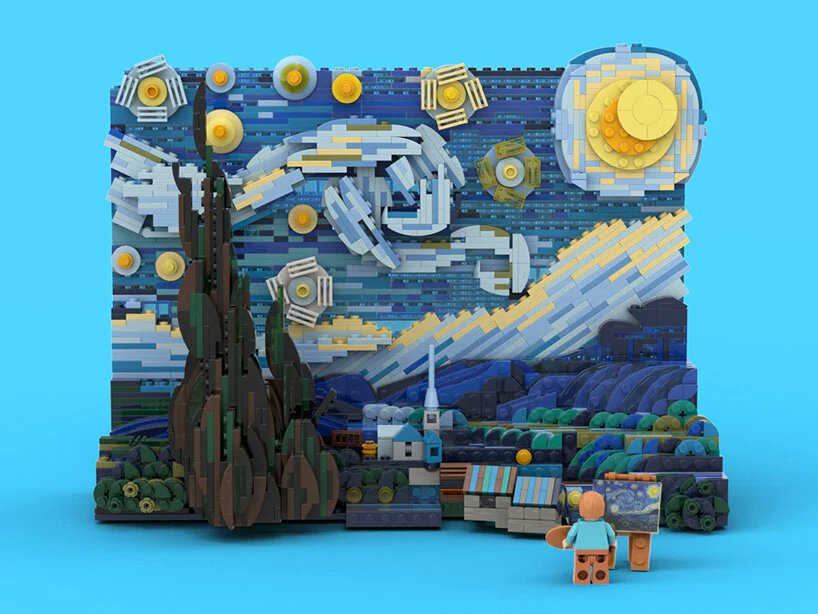 LEGO lanzará un set de "La Noche Estrellada" de van Gogh
