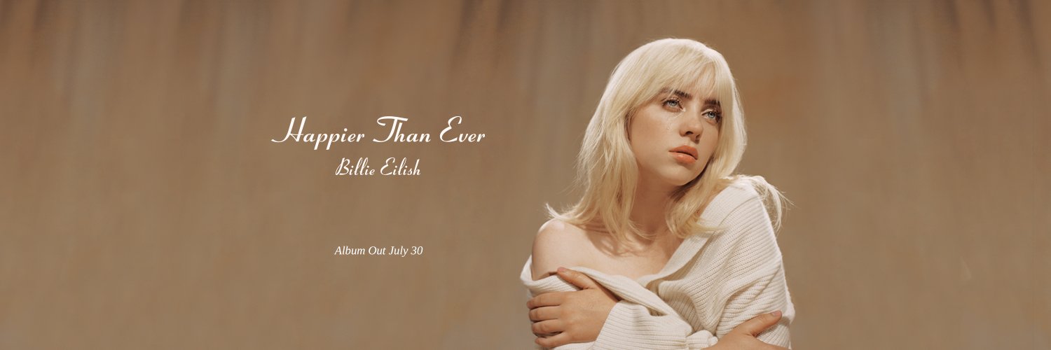 Billie Eilish lanzará su segundo álbum "Happier Than Ever", el próximo 30 de julio