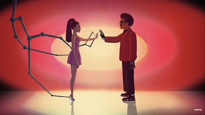The Weeknd y Ariana Grande lanzan video animado de 'Save Your Tears'
