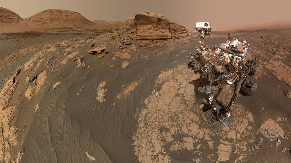 Rover Curiosity de la NASA se hace selfie con 'Mont Mercou'