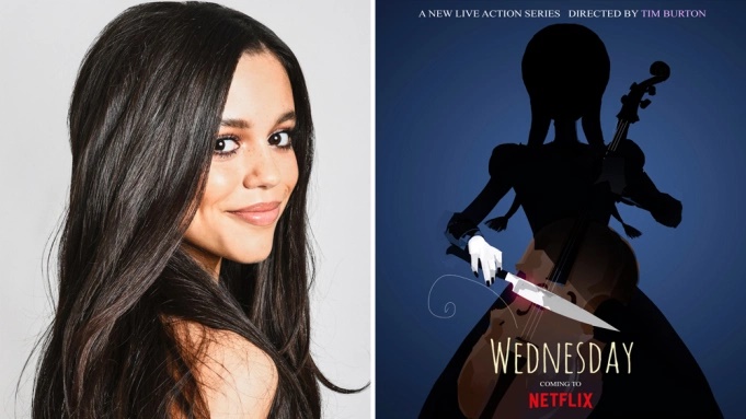 Jenna Ortega Wednesday Tim Burton serie Netflix