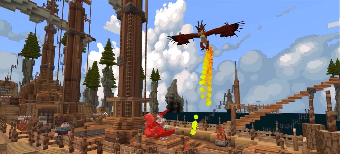 Monjang Studios anunció que Minecraft tendrá un DLC inspirado en "Cómo entrenar a tu dragón"