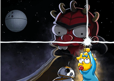 'Los Simpson' se unen a la celebración de 'Star Wars' con 'The Force Awakens From Its Nap'