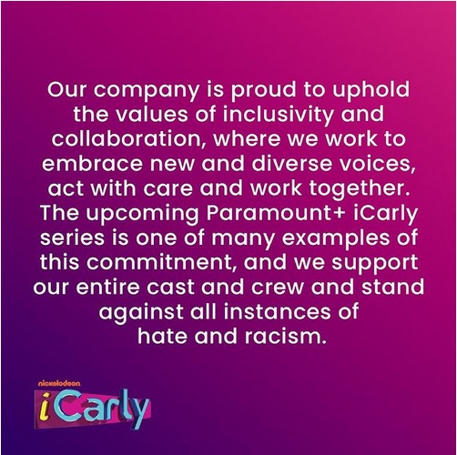 iCarly alza la voz contra el racismo