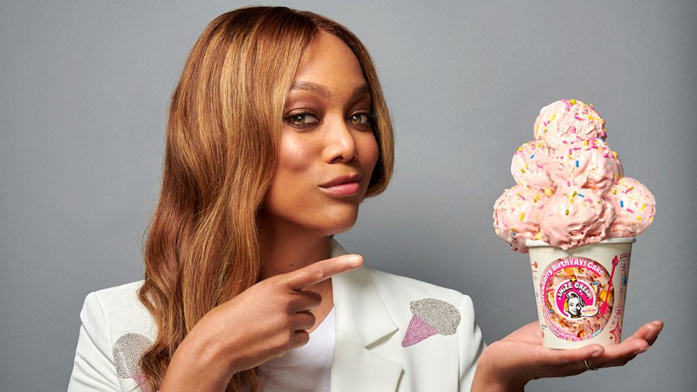 'Smize Cream', la compañía de helados de Tyra Banks