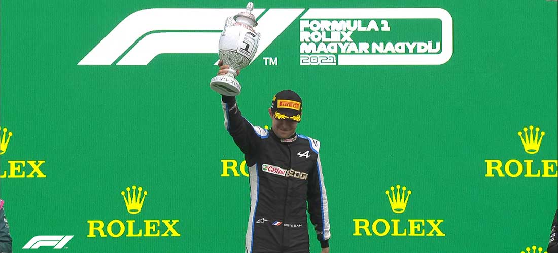 Esteban Ocon gana el GP Hungría