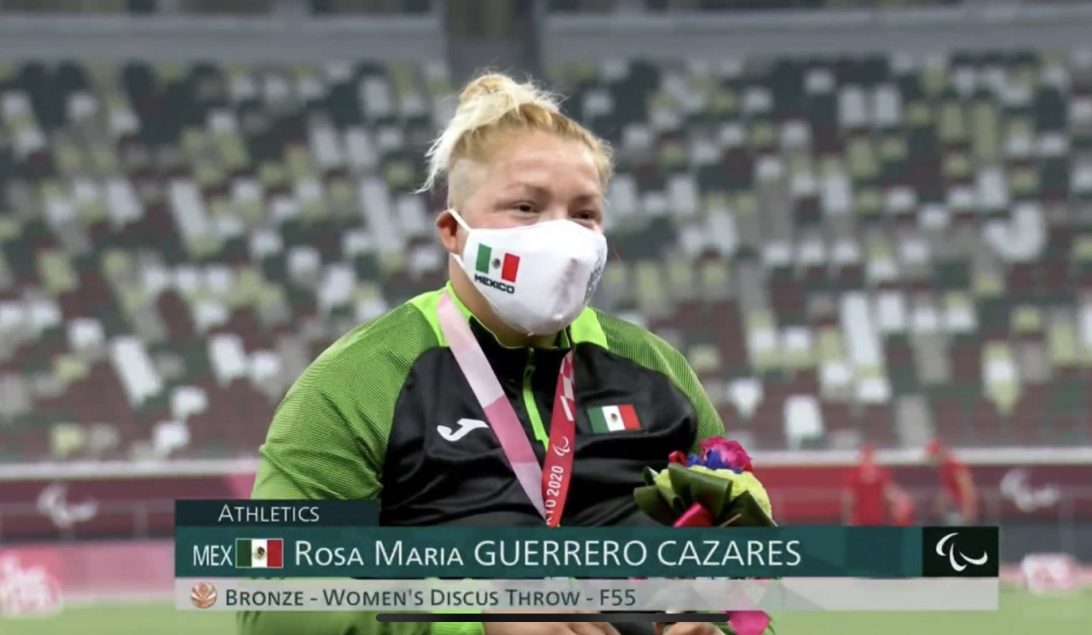 Rosa María Guerrero gana bronce en los Paralímpicos