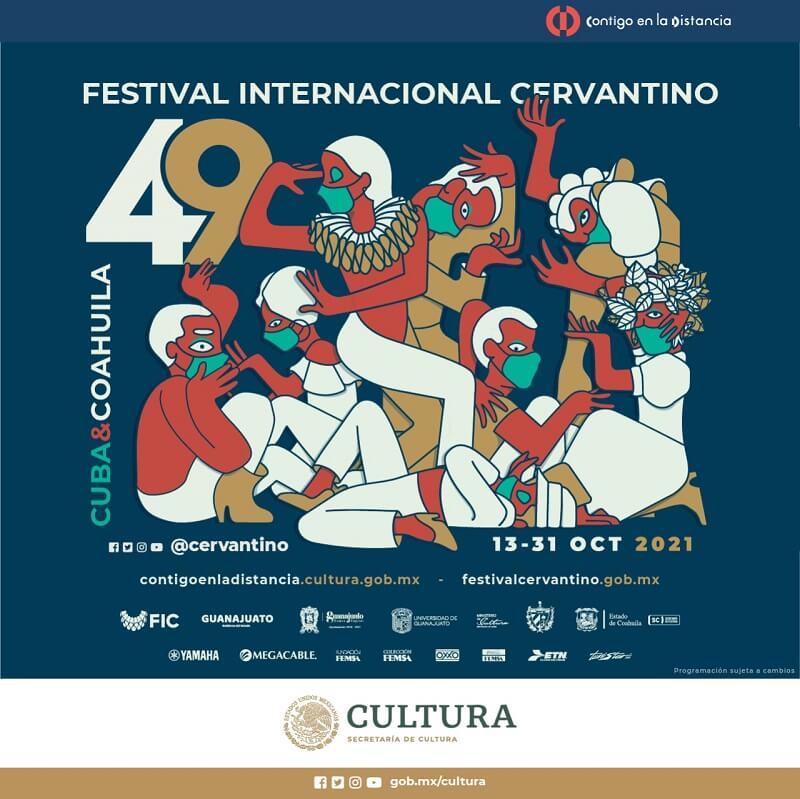 Llega Festival Cervantino 2021... ¡Checa la Cartelera! (Twitter: @cultura_mx)