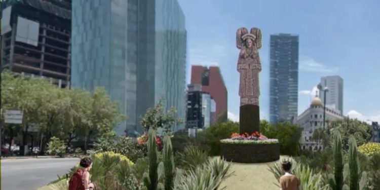 “La joven de Amajac” sustituirá a la estatua de Colón