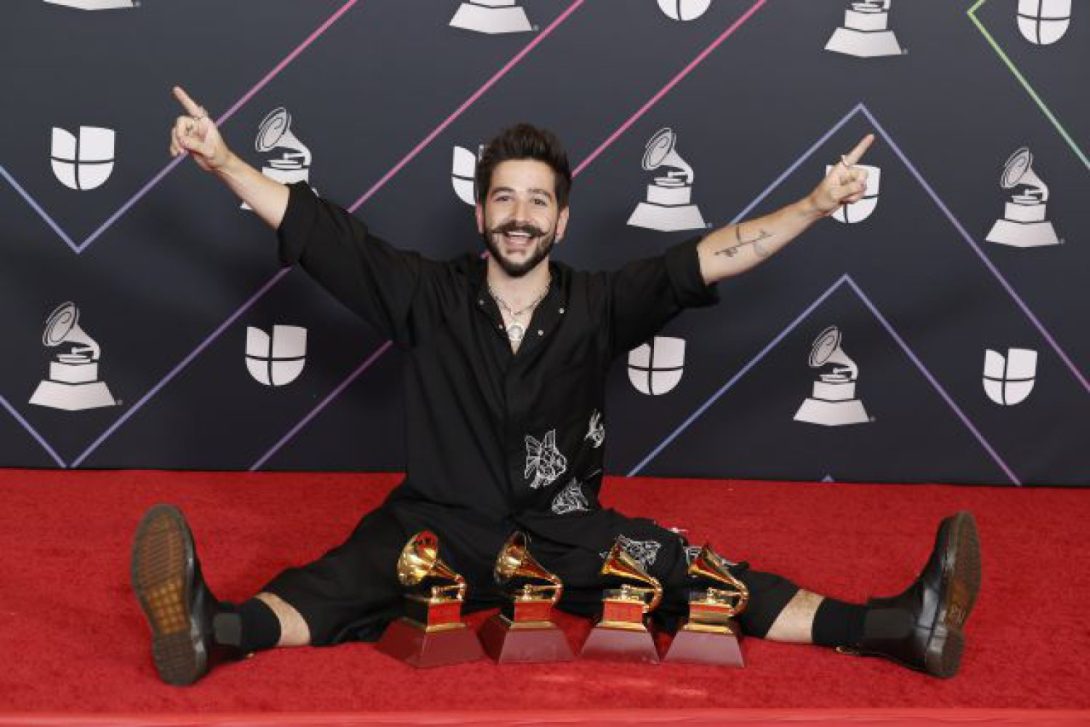 Camilo es el gran ganador de los Latin Grammy 20