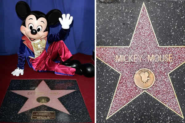 Mickey Mouse estrella paseo de la fama