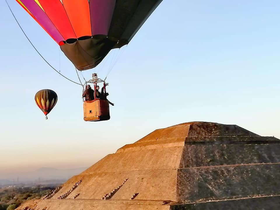 Vuelos en globo en Teotihuacán