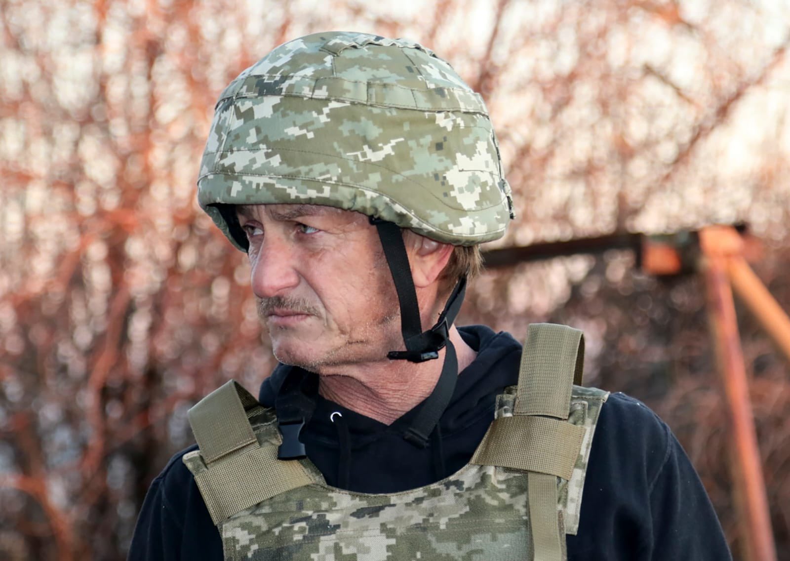 Sean Penn viaja a Ucrania para grabar un documental sobre el conflicto bélico