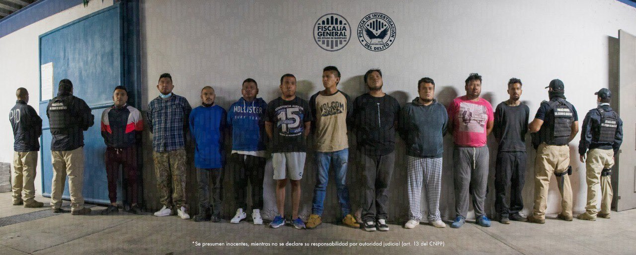 Detienen a 10 personas por agresión a aficionados del Atlas en Querétaro