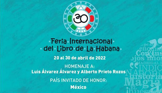 México será el invitado de honor en la Feria del Libro de La Habana 2022