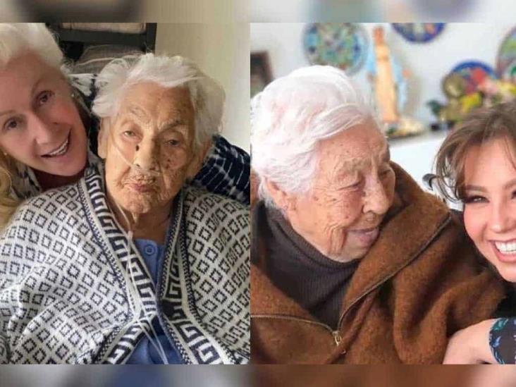 Doña Eva Mange, abuela de Thalía y Laura Zapata, fallece a los 104 años