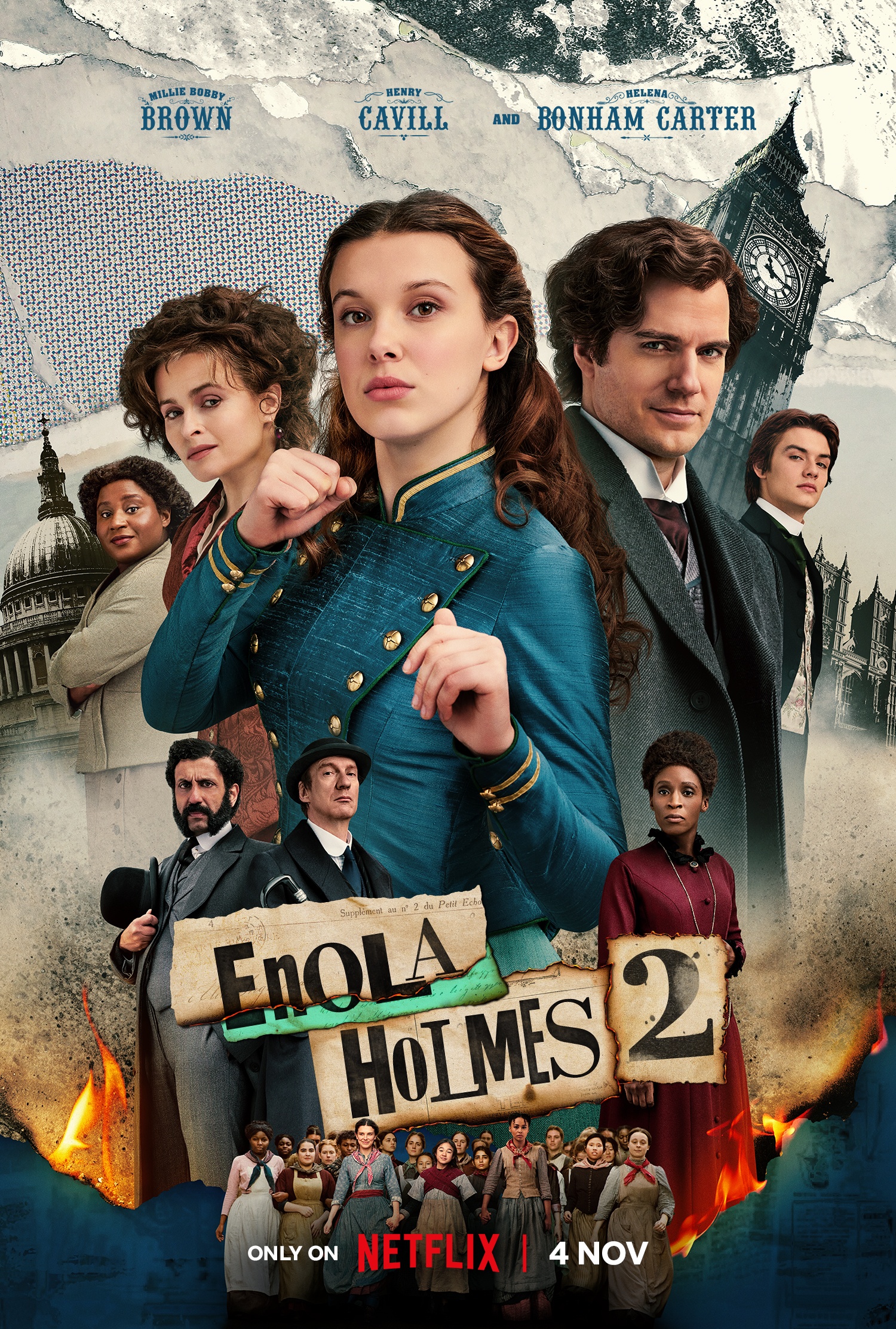 Enola Holmes 2 póster