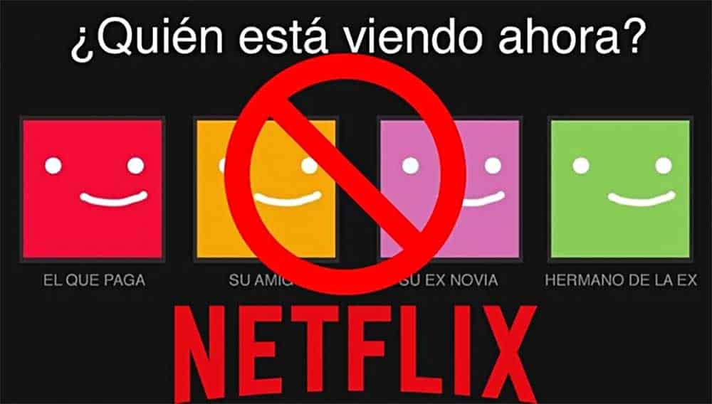 Netflix cuentas compartidas