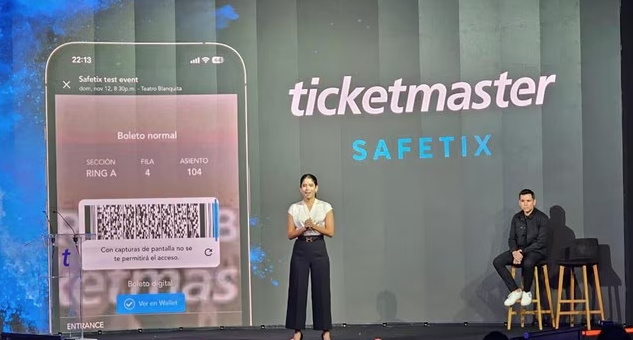 Ticketmaster SafeTix boleto digital