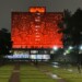UNAM se 'ilumina' de naranja contra la violencia de género