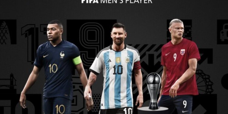 Messi, Mbappé y Haaland, los finalistas al premio The Best 2023