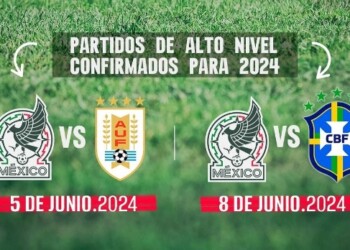 México jugará contra Brasil y Uruguay previo a Copa América 2024