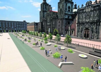 Alrededores del Zócalo capitalino se convierten en peatonales