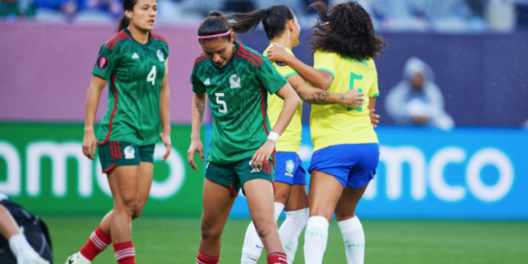 México femenil cae ante Brasil en la semifinal de la Copa Oro W