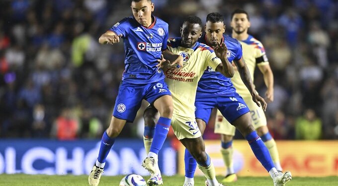 Cruz Azul y América empatan en la final de ida del Clausura 2024