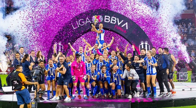 Rayadas, campeonas del Clausura 2024 de la Liga MX Femenil