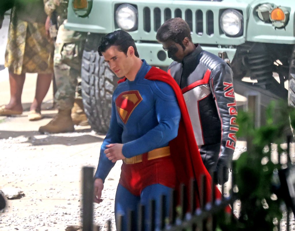 Superman desde el set fotos filtradas