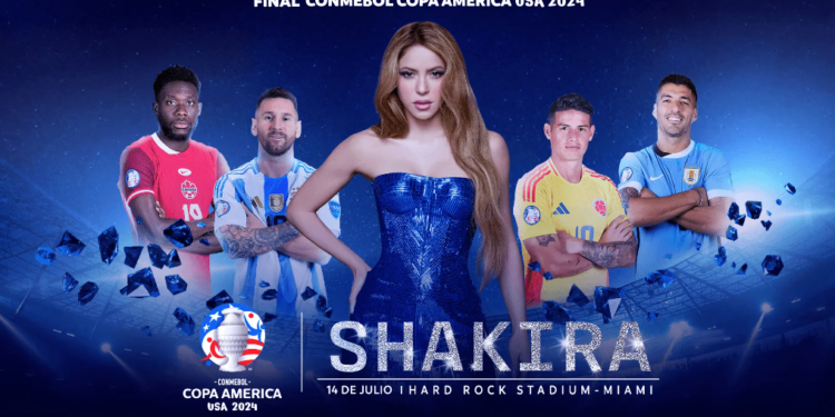 Shakira actuará en la final de la Copa América 2024