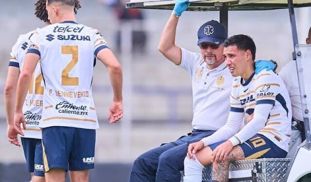 Leo Suárez se perderá el resto del Apertura 2024 por una grave lesión: Pumas