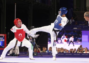 Juan Diego García se cuelga bronce en parataekwondo en París 2024