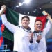 Osmar Olvera y Juan Celaya ganan medalla de plata en trampo