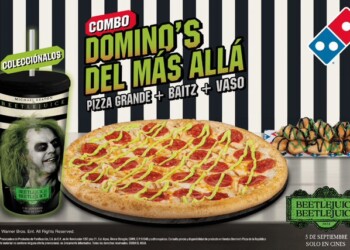 ¡Beetlejuice ha vuelto! Y llega acompañado de una Domino’s Pizza