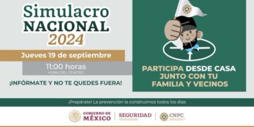 ¿Cuándo y a qué hora se realizará el Simulacro Nacional 2024?