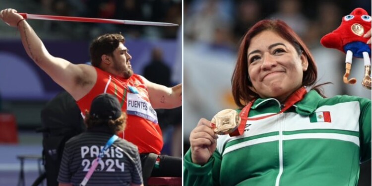 Edgar Fuentes y Amalia Pérez dan dos medallas más para México en los Paralímpicos París 2024