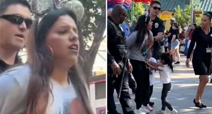 Mujer es arrestada en Disneyland California