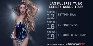 Shakira anuncia conciertos en México como parte de tour "Las mujeres ya no lloran"