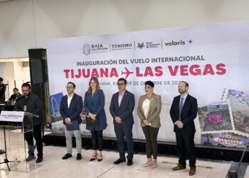 Tijuana inaugura nuevo vuelo internacional a Las Vegas