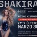 Shakira logra récord con séptimo concierto en Estadio GNP