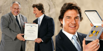 Tom Cruise recibe reconocimiento de la Marina de Estados Unidos