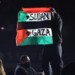 Bailarin protesta en pro de Palestina durante el Super Bowl