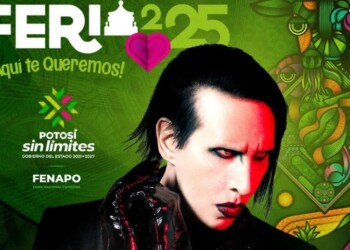 Marilyn Manson iglesia concierto FENAPO San Luis Potosí
