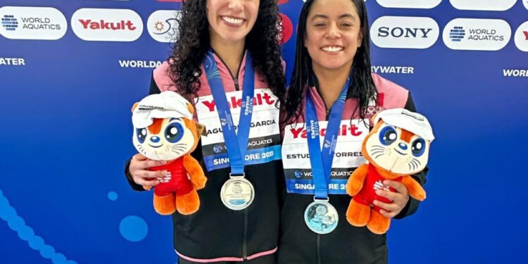 Gaby Agúndez y Ale Estudillo logran medalla de plata en Singapur 2025